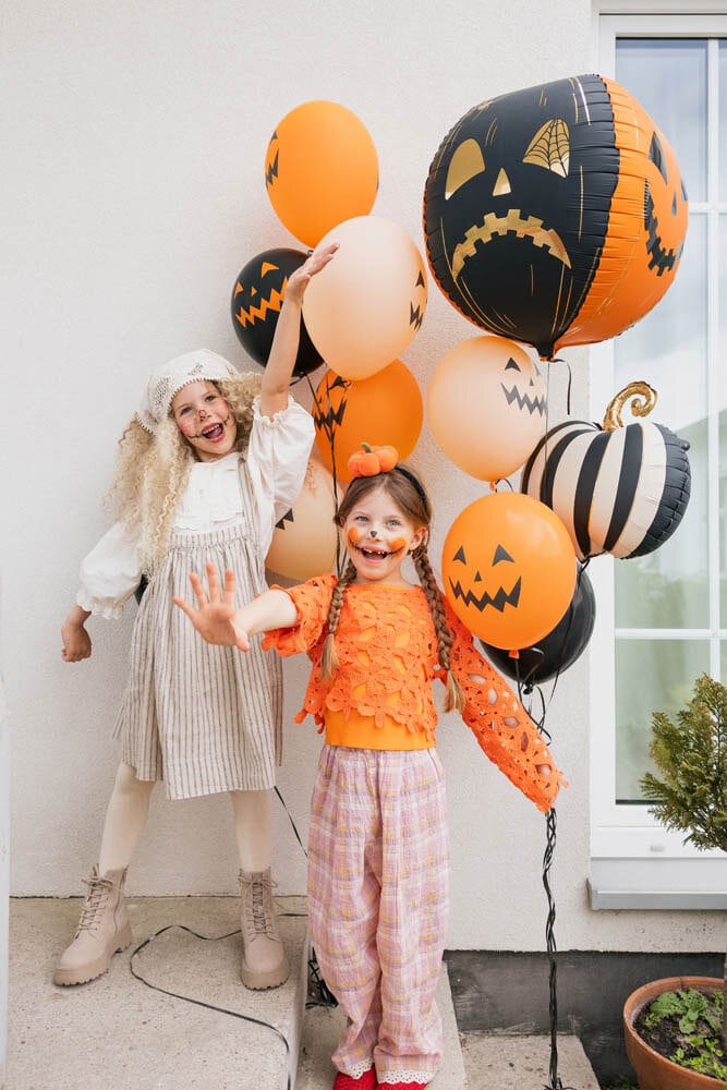 Folienballon Halloween Kürbis 50 cm