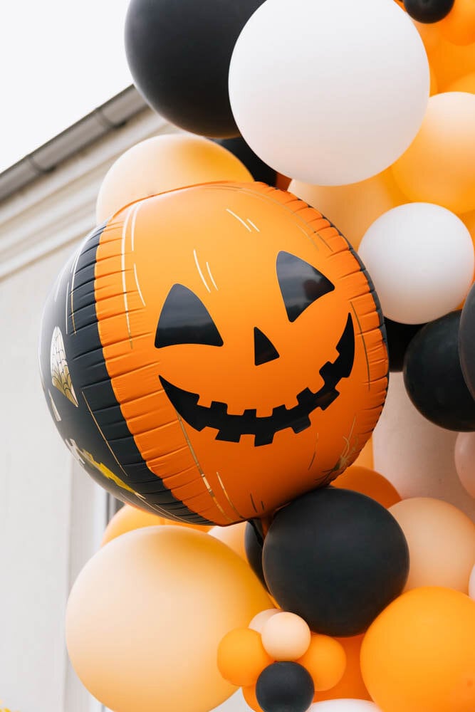 Folienballon Halloween Kürbis 50 cm