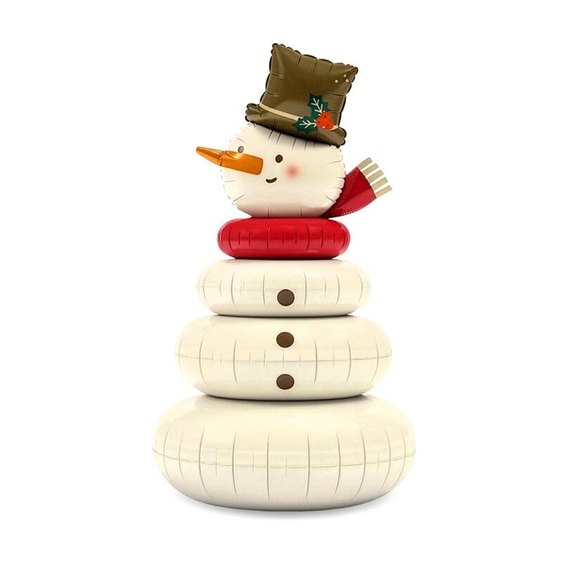 Ballondekoration Schneemann 120 cm