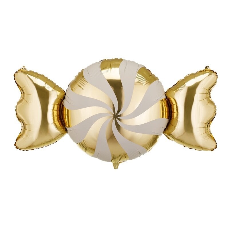 Folienballon Bonbon in Gold 113 cm