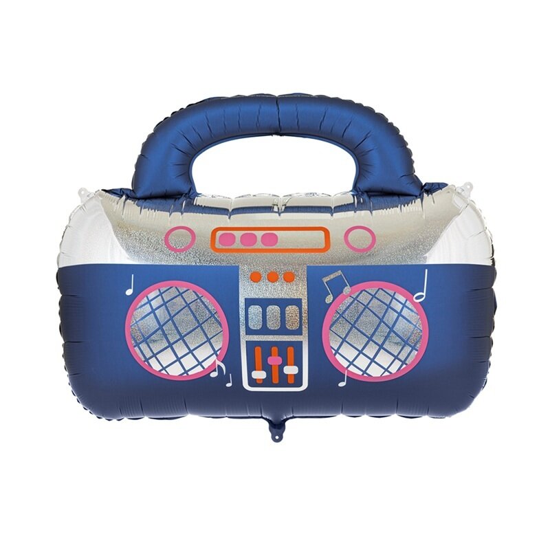 Folienballon Disco Boombox 98 cm