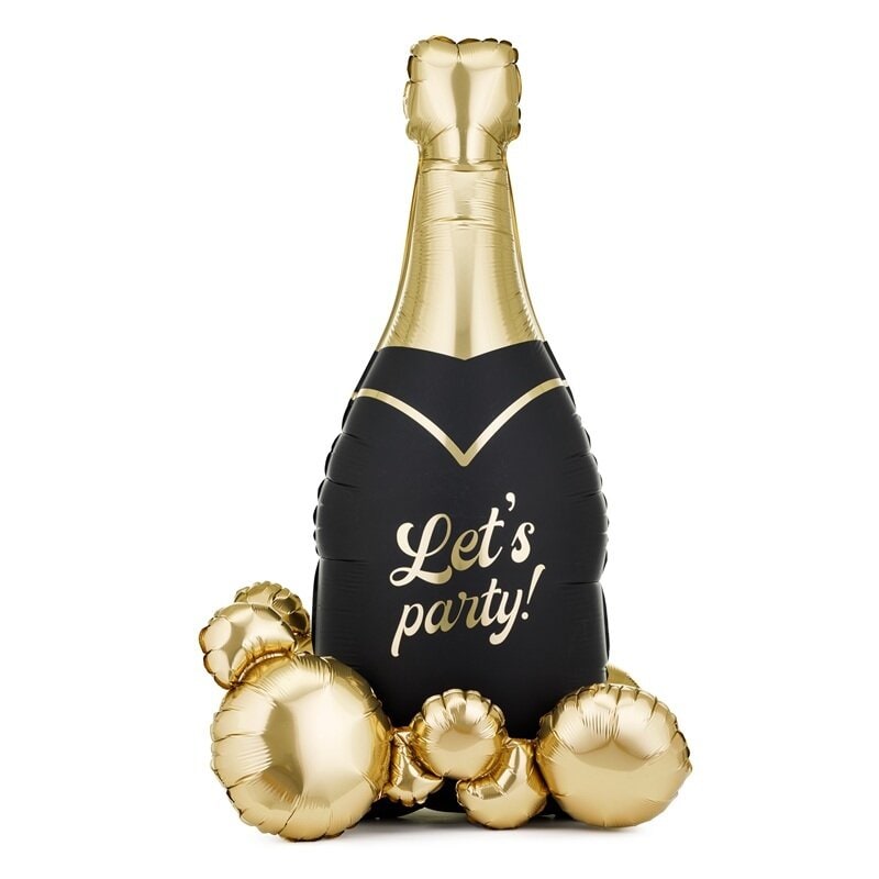 Folienballon Champagnerflasche 114 cm