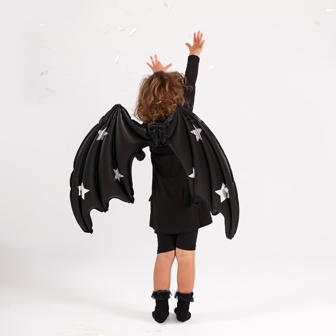 Ballonflügel Fledermaus 85 x 50 cm