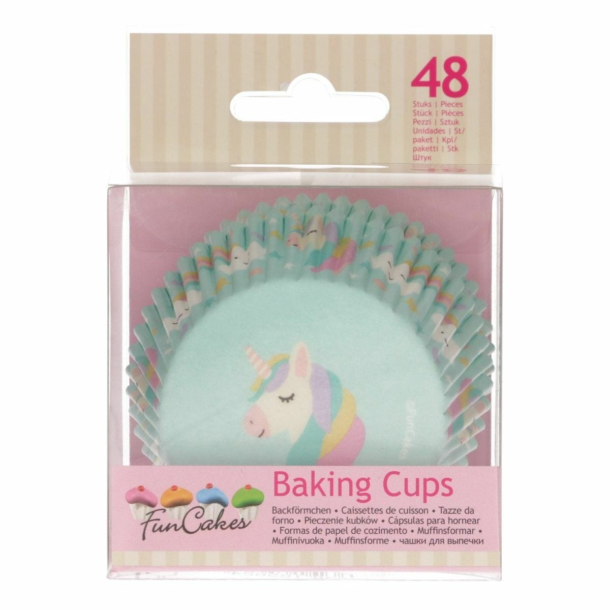 FunCakes - Muffinförmchen Einhorn 48er-Pack