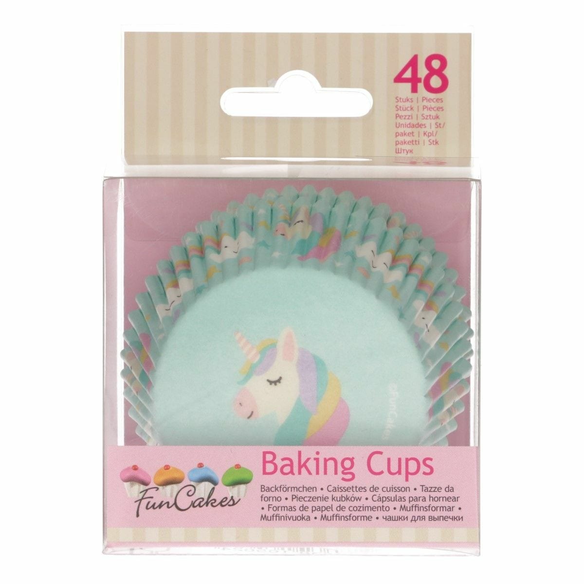 FunCakes - Muffinförmchen Einhorn 48er Pack