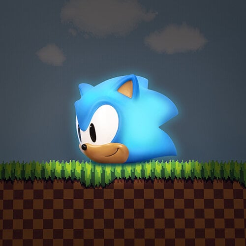 Sonic the Hedgehog - Lampe Sonics Kopf 12 cm
