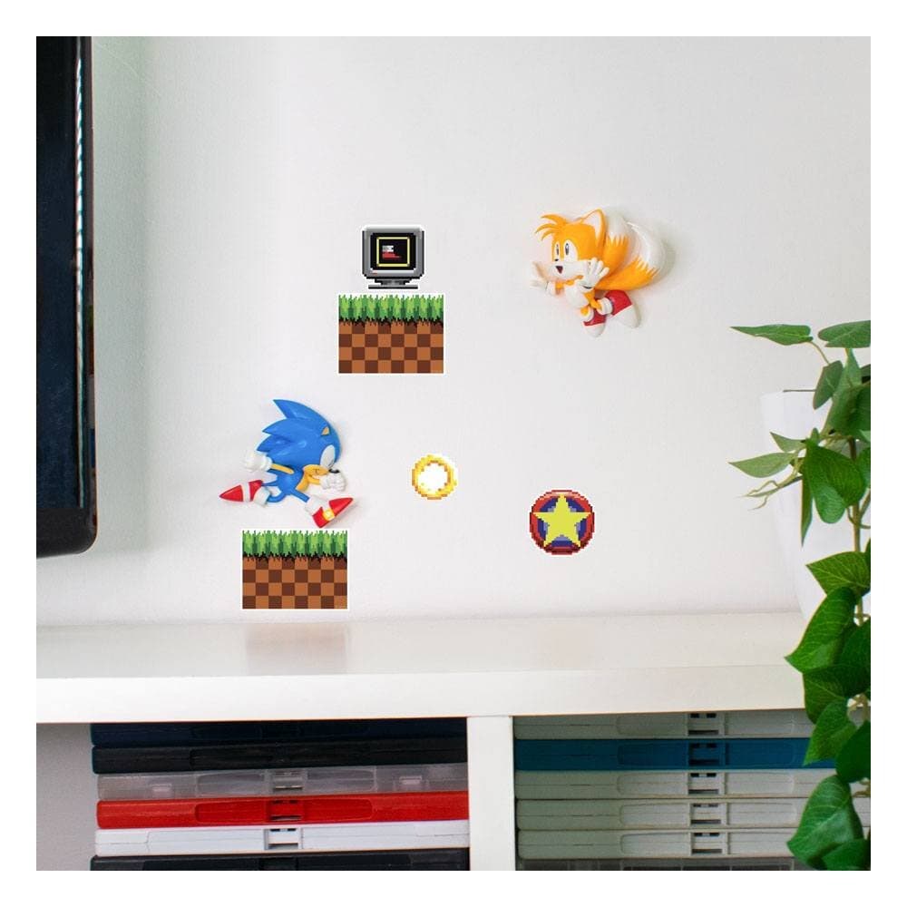 Sonic The Hedgehog - 3D Wanddekorationen