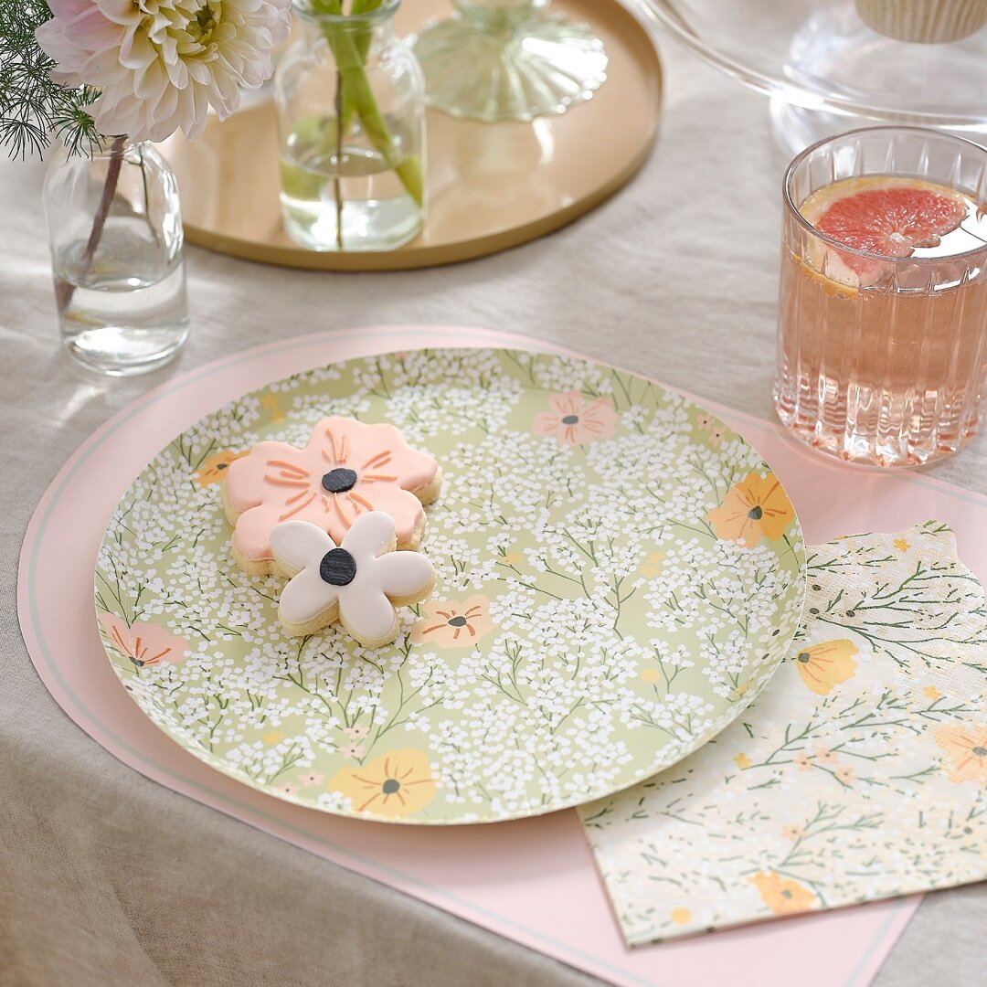 Floral Baby - Teller 8er-Pack