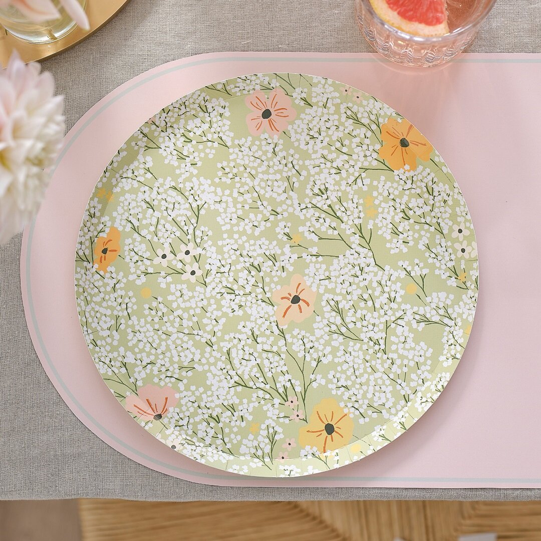Floral Baby - Teller 8er-Pack