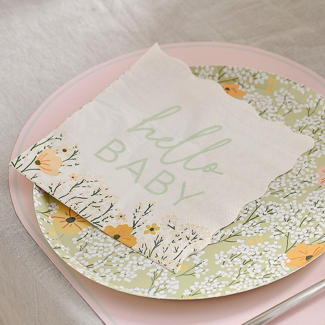 Floral Baby - Servietten 16er-Pack