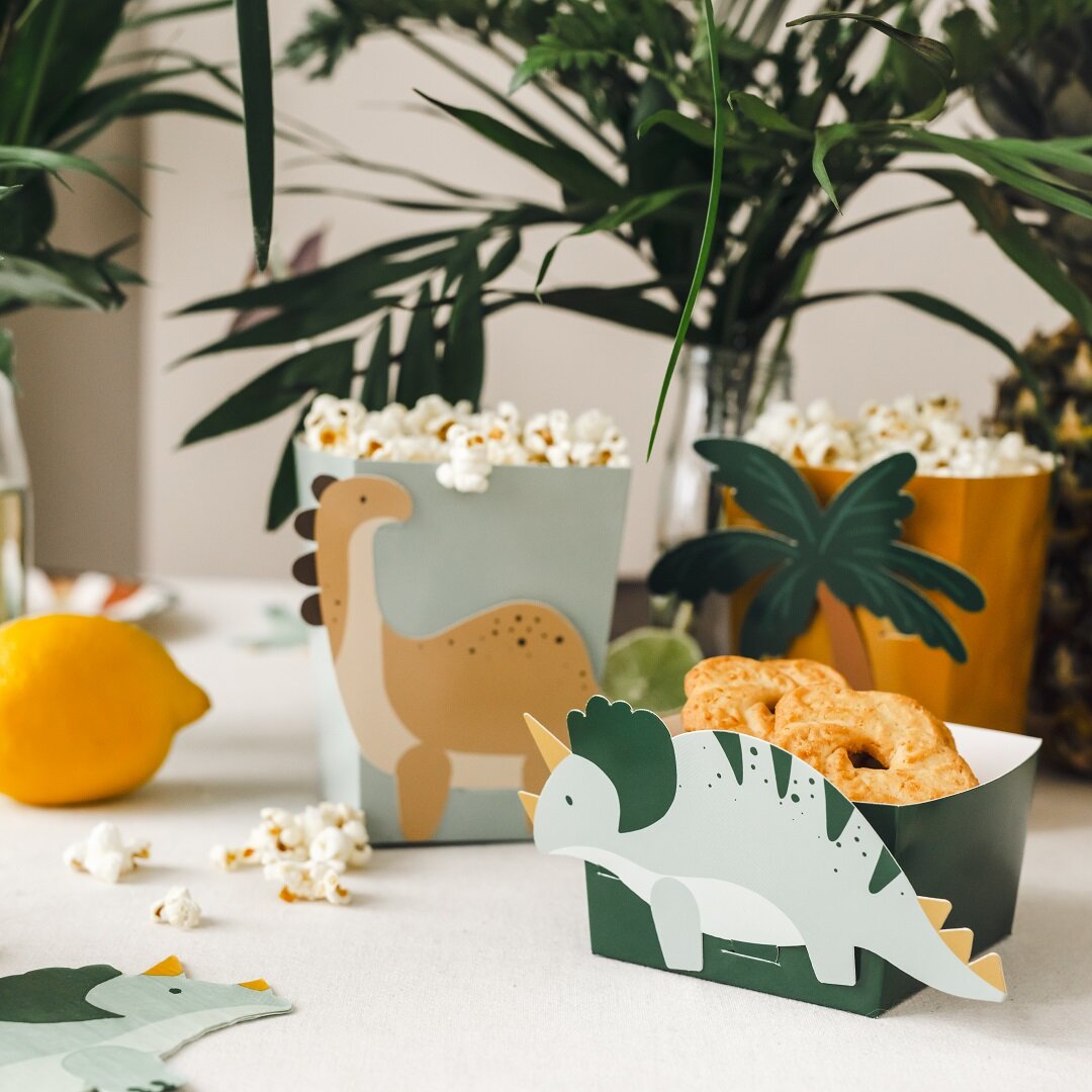 Dinosaurier Snackboxen 6er-Pack