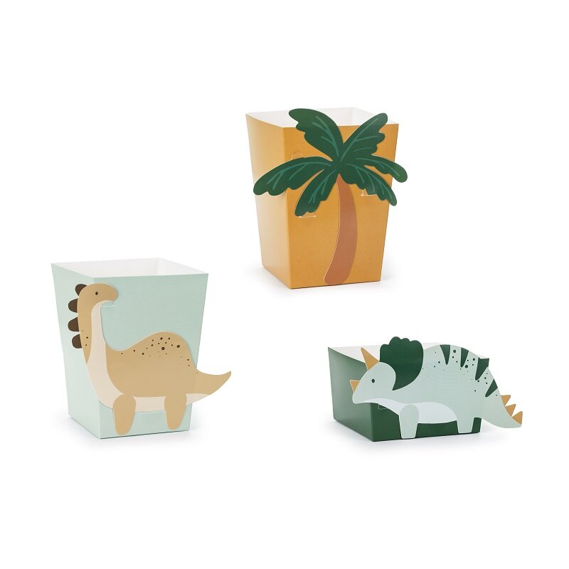 Dinosaurier Snackboxen 6er-Pack