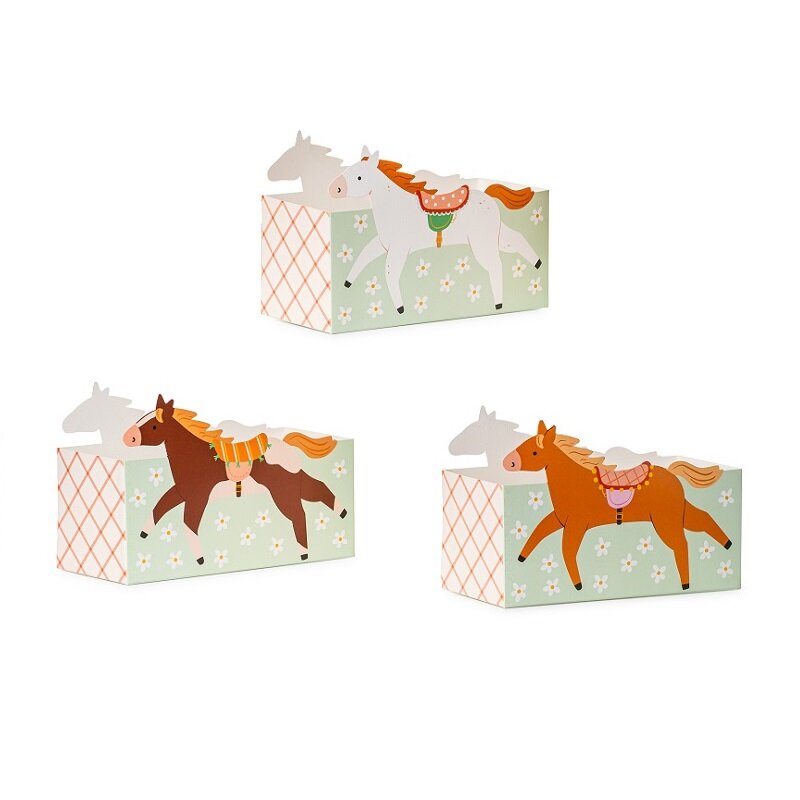 Snackboxen - Pferde 3er-Pack