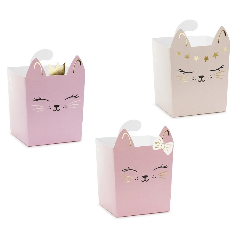 Katzenparty - Snackboxen 3er-Pack