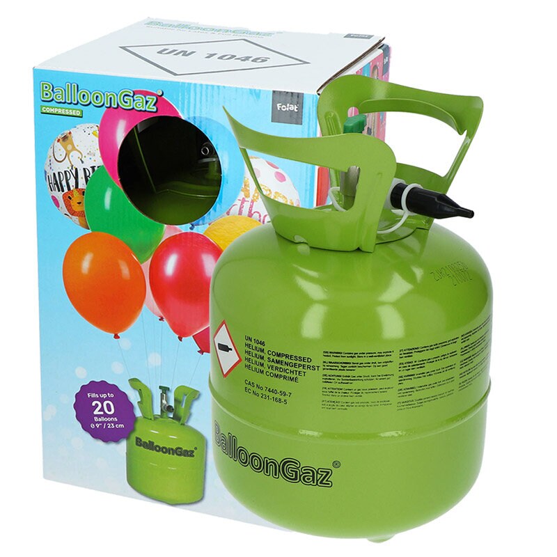 Helium Einwegflasche für 20 Ballons