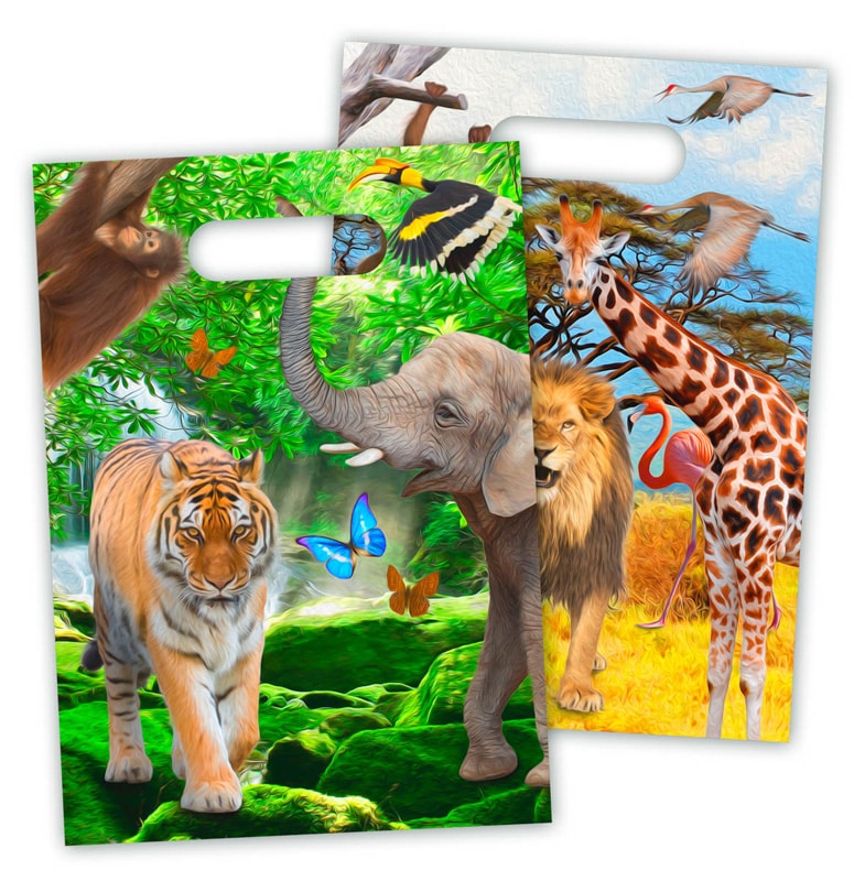Tropical Safari - Geschenktüten 8er Pack