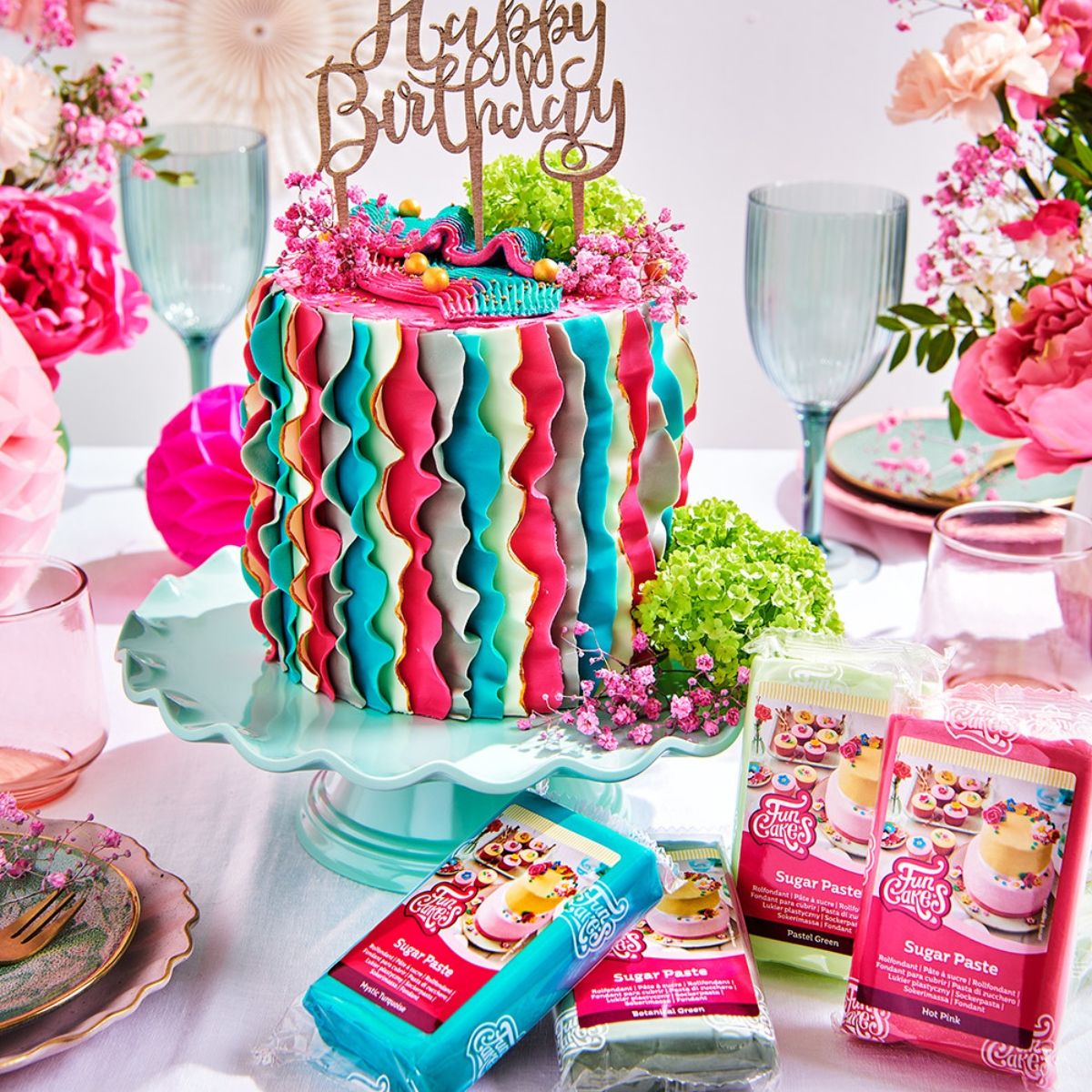 FunCakes - Rollfondant Mystic Turquoise 250 g