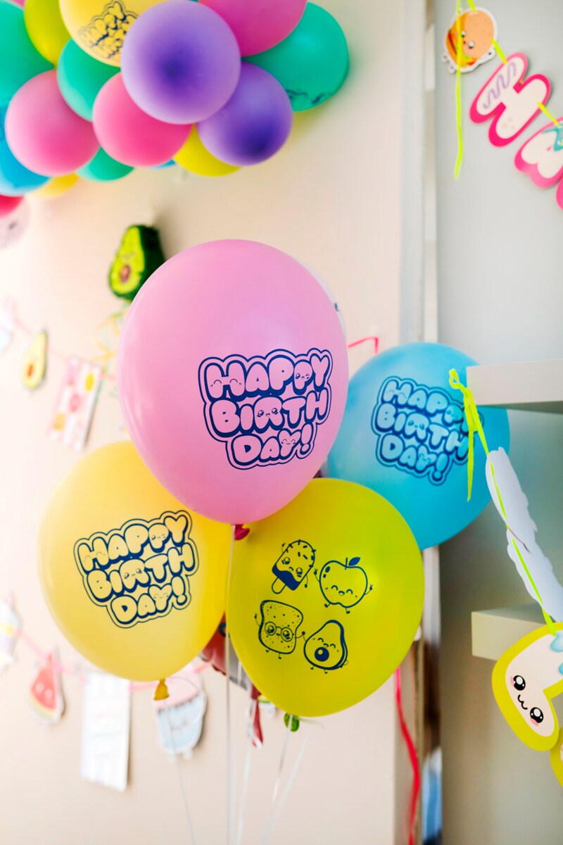Kawaii Luftballons 6er-Pack