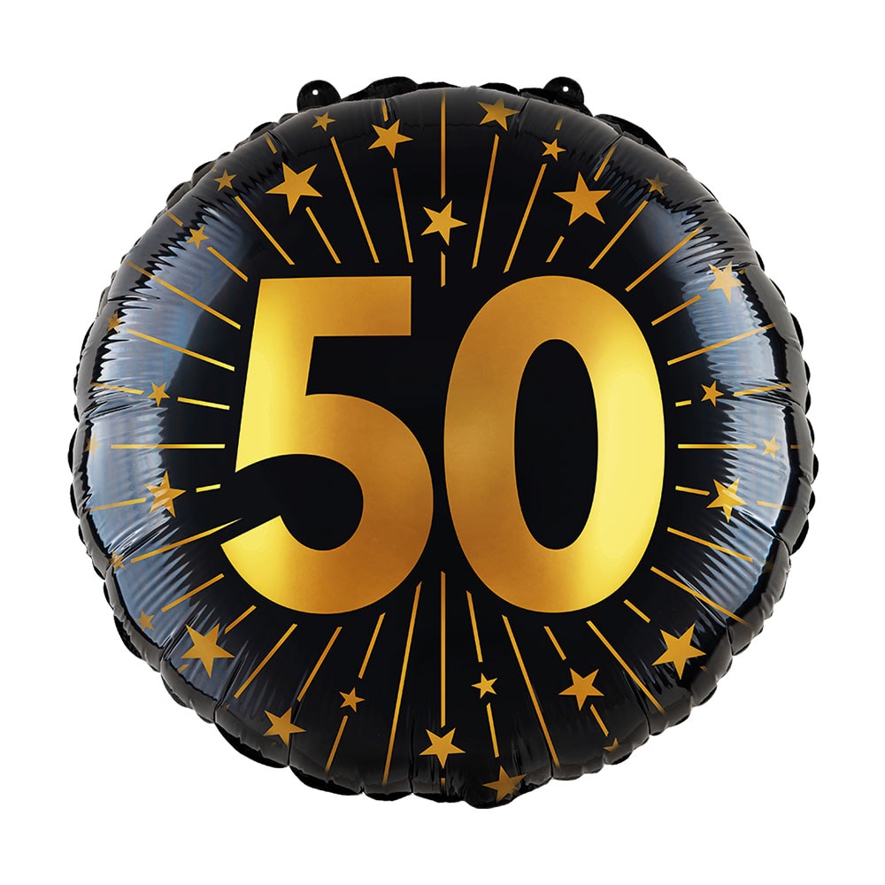 Folienballon Gold 50 Jahre