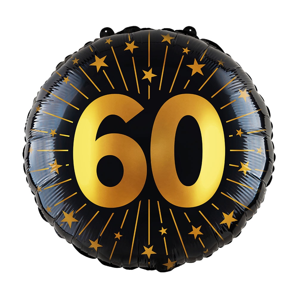 Folienballon Gold 60 Jahre