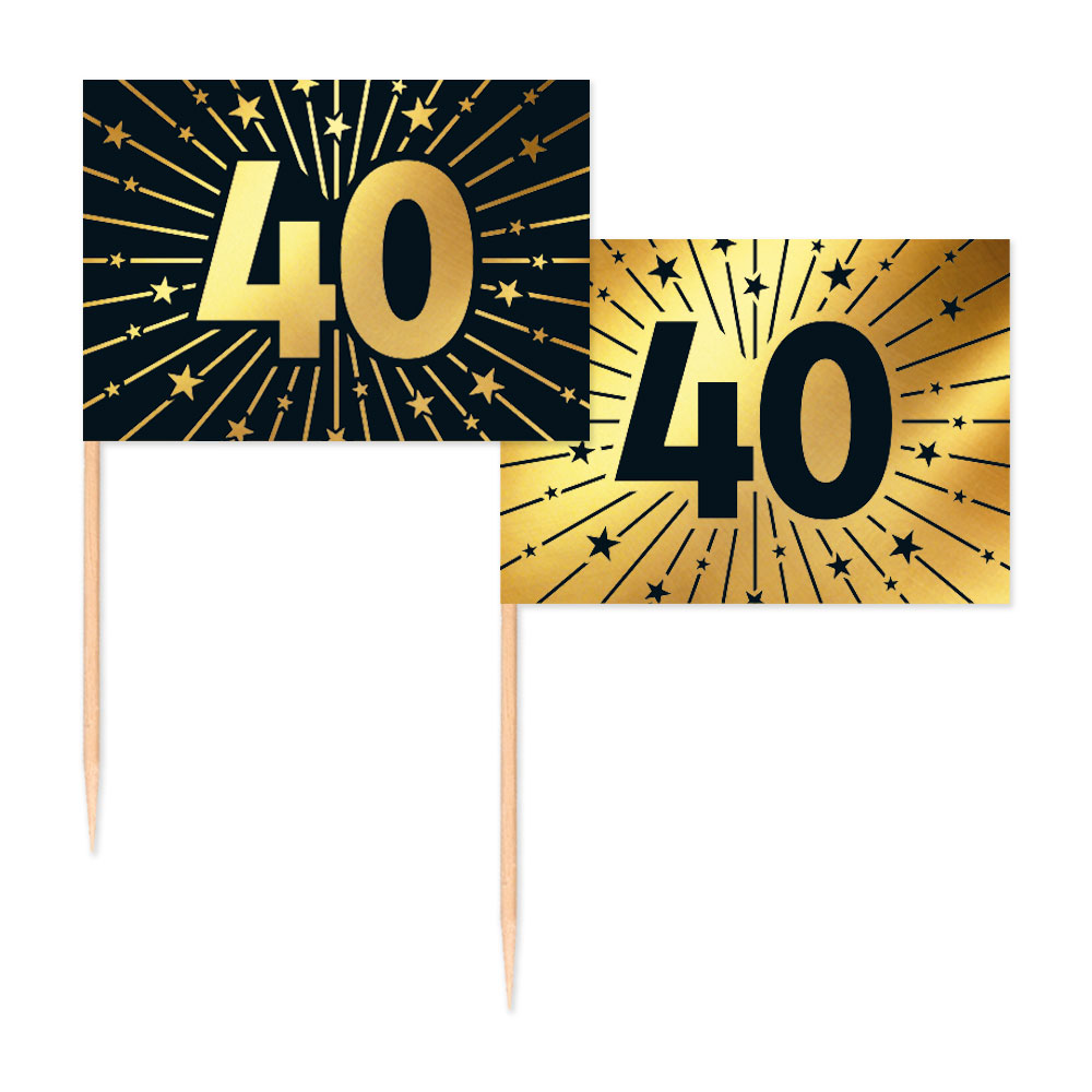 Party Picks 40 Jahre 50er-Pack