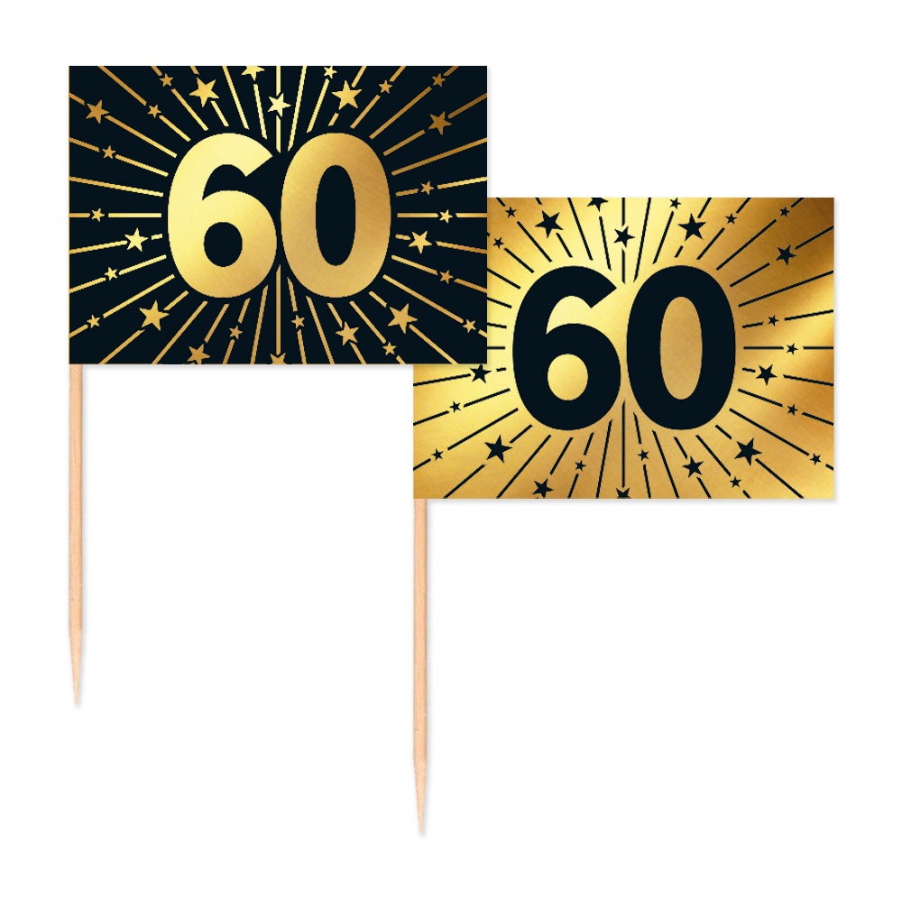 Party Picks 60 Jahre 50er-Pack