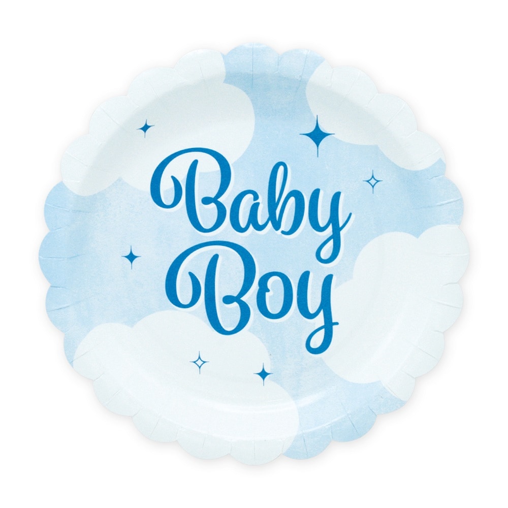 Baby Boy Kuchenteller 8er-Pack