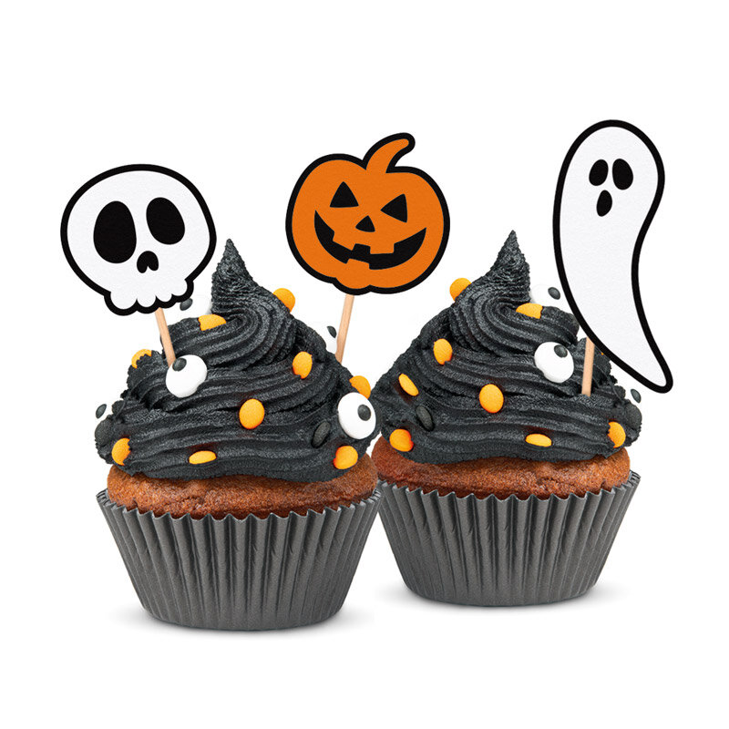 Halloween BOO! Partypicks 12er-Pack