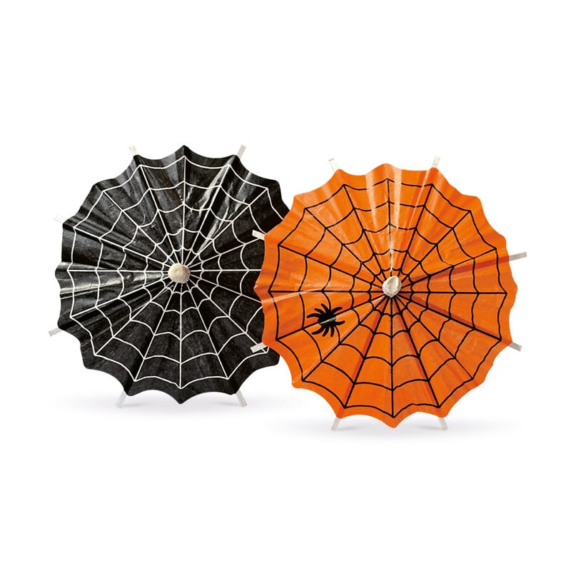 Halloween BOO! Cocktailschirme 8er-Pack