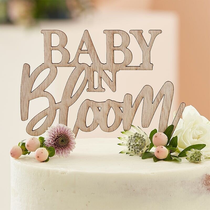 Baby in Bloom - Tortendekoration