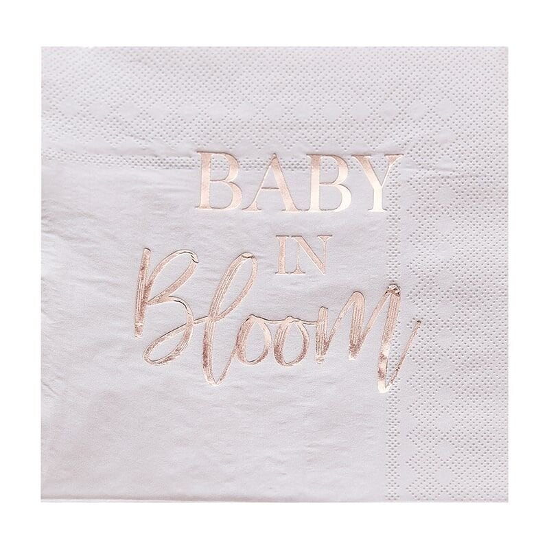 Baby in Bloom - Servietten 16er Pack
