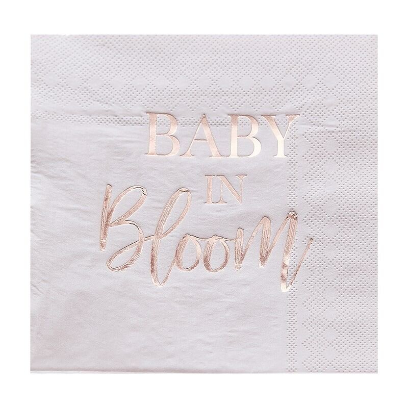 Baby in Bloom - Servietten 16er Pack