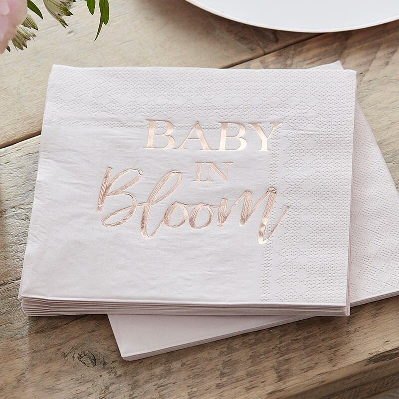 Baby in Bloom - Servietten 16er Pack