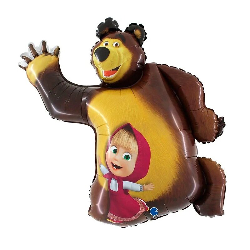Mascha und der Bär Folienballon 88 cm