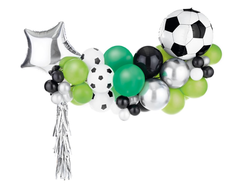 DIY Deluxe Ballongirlande - Fußball