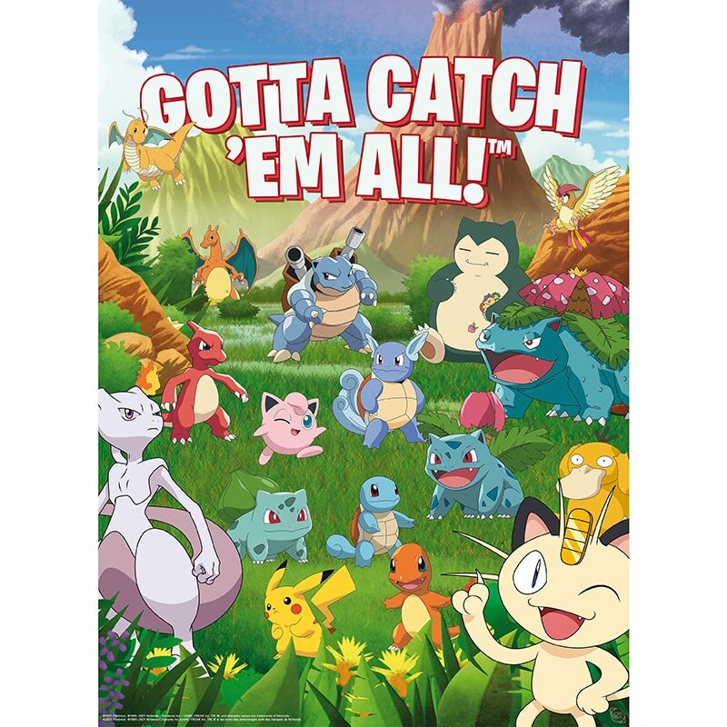 Pokémon - Poster Chibi Environments 2er Pack