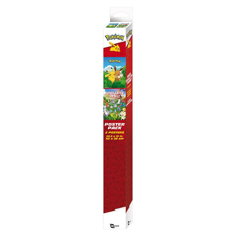 Pokémon - Poster Chibi Environments 2er-Pack