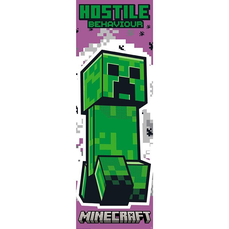 Türposter - Minecraft Creeper 53 x 158 cm