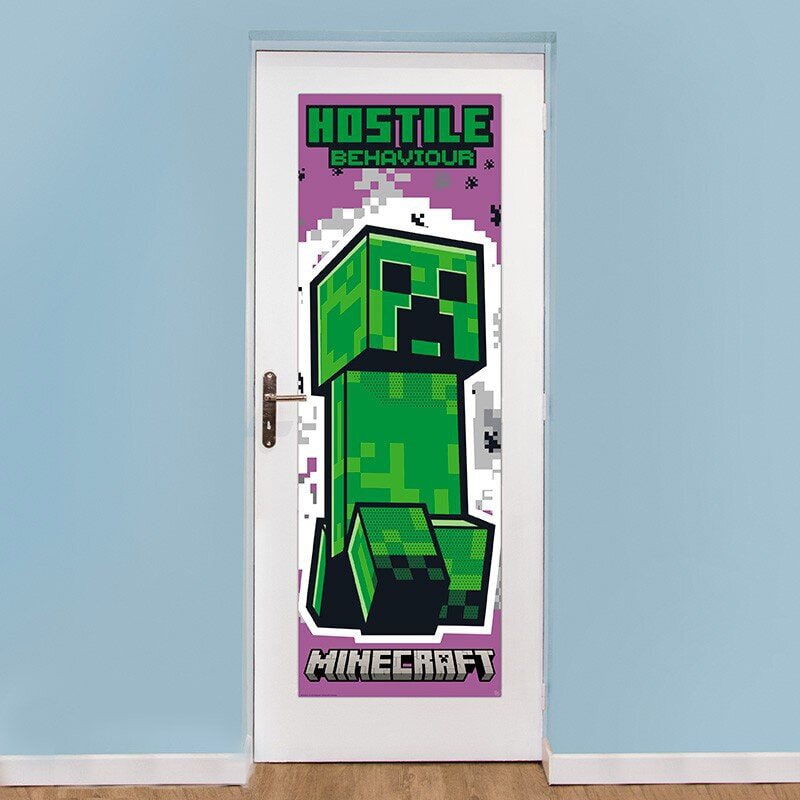 Türposter - Minecraft Creeper 53 x 158 cm