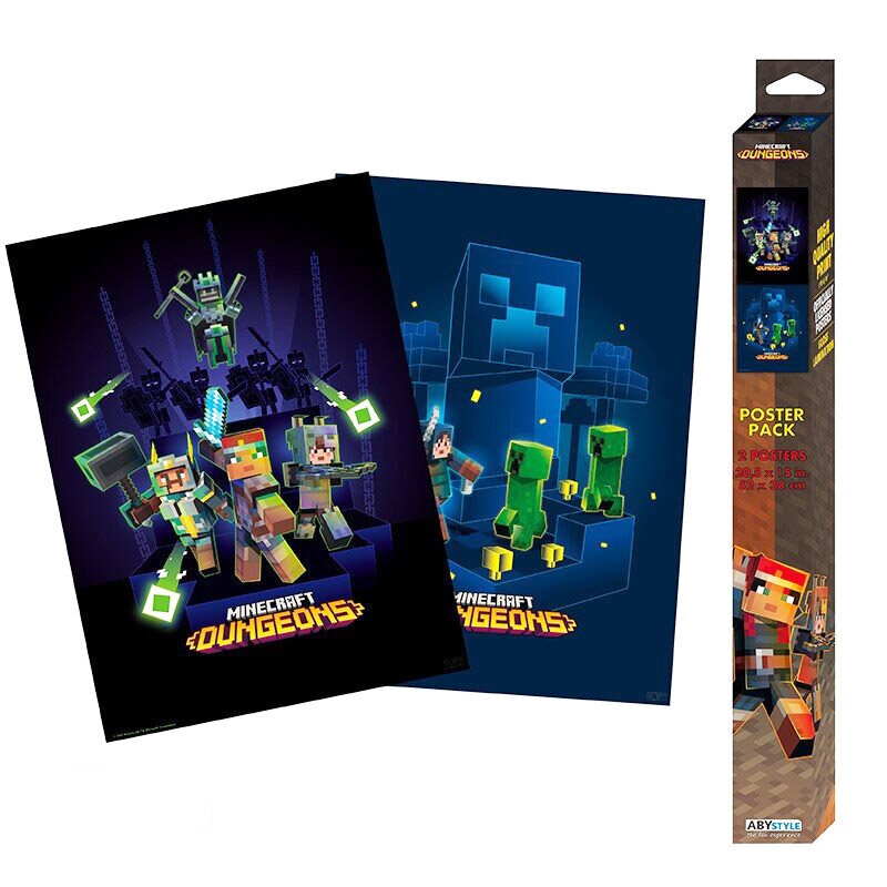 Posters - Minecraft Dungeons 2er Pack