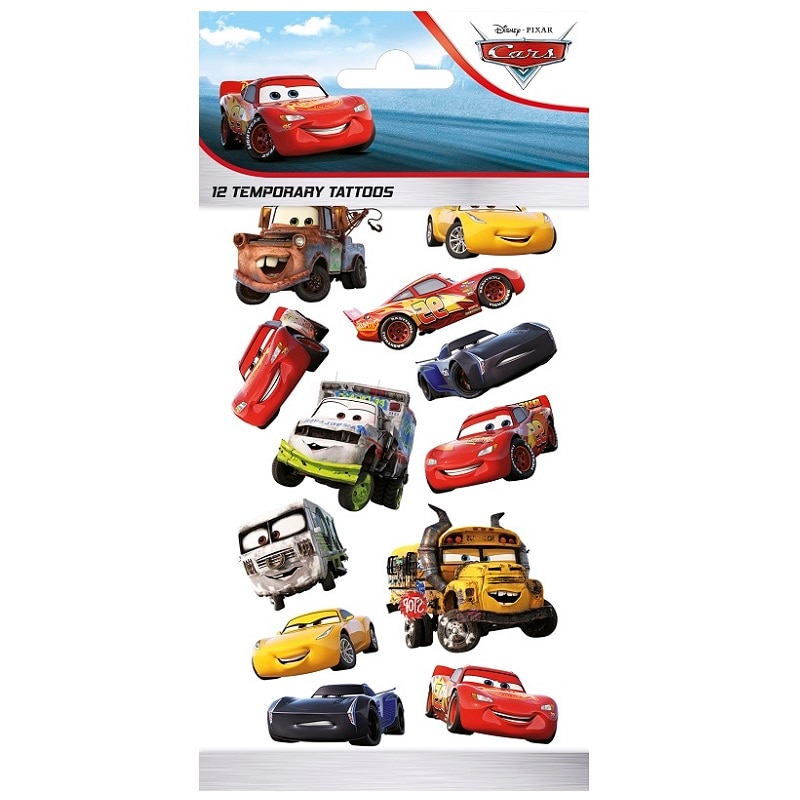 Disney Cars - Tattoos 12er-Pack
