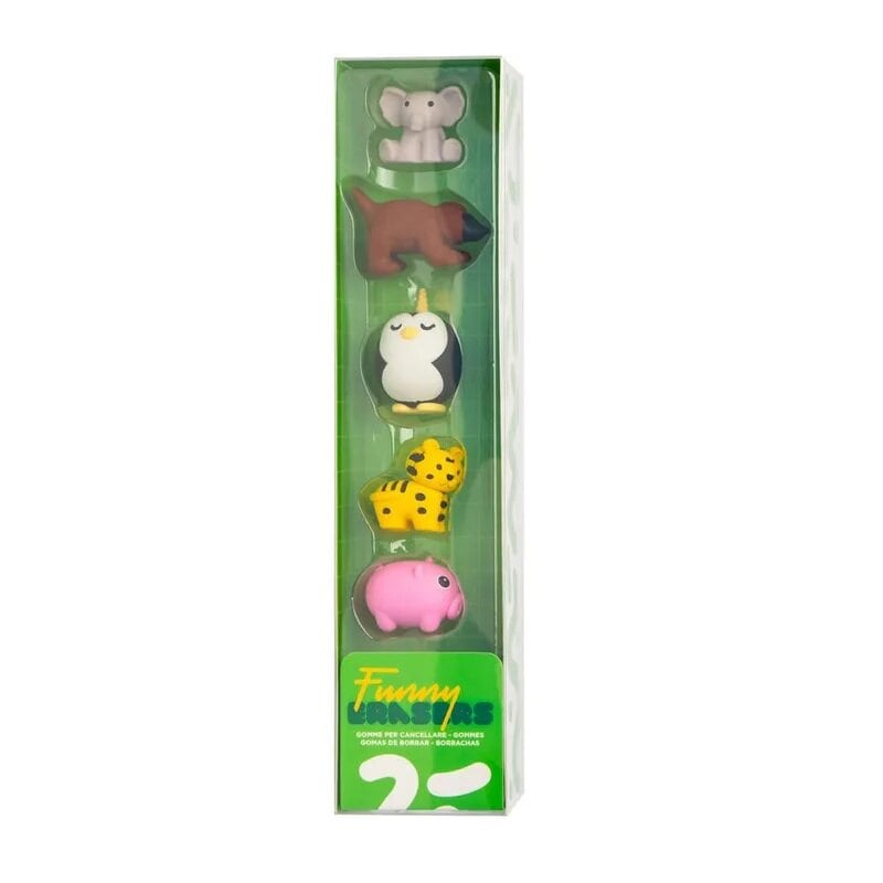 Radiergummis - Süße Tiere 5er-Pack