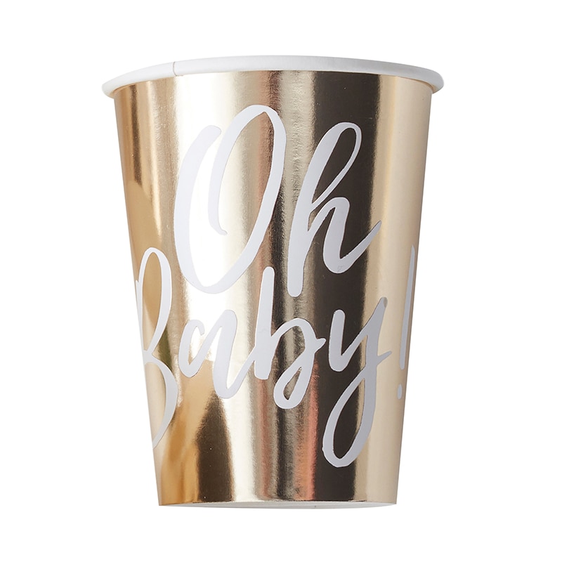 Oh Baby - Pappbecher 8er-Pack