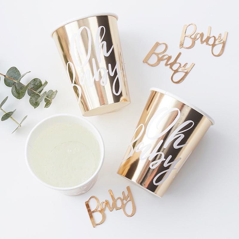 Oh Baby - Pappbecher 8er-Pack