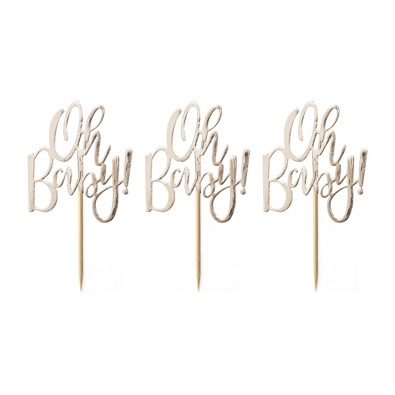 Oh Baby - Cake Topper 12er-Pack