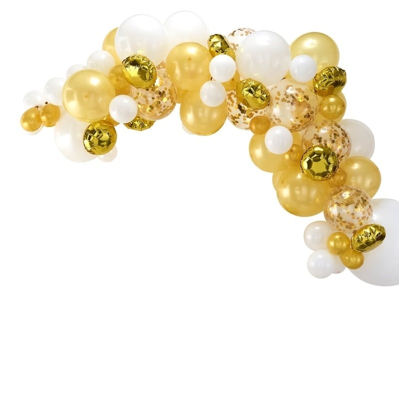 DIY Ballongirlande - Gold