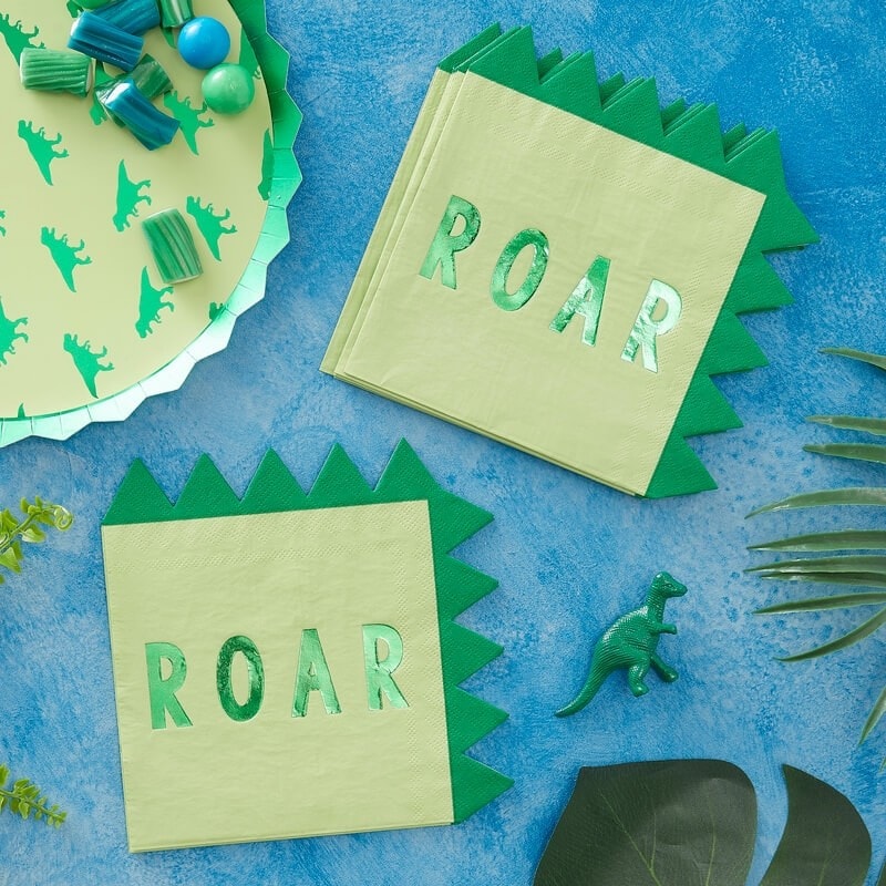 Dinosaur Roar - Servietten 16er-Pack
