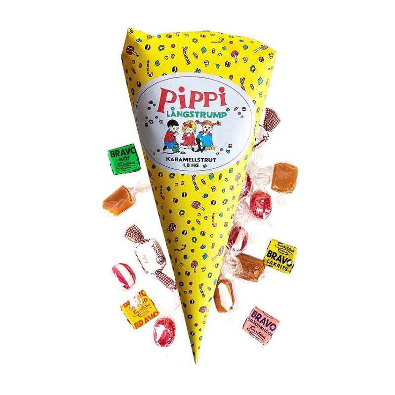 Pippi Langstrumpf - Süßigkeitentüte mit Bonbons