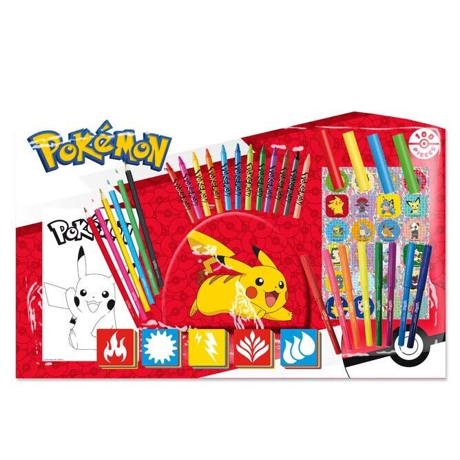 Pokémon, Malbuch mit Stickern Deluxe