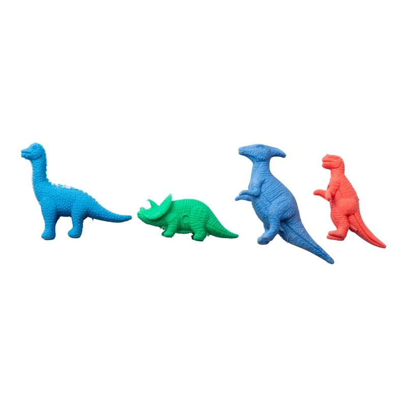 Radiergummis Dinosaurier 4er-Pack